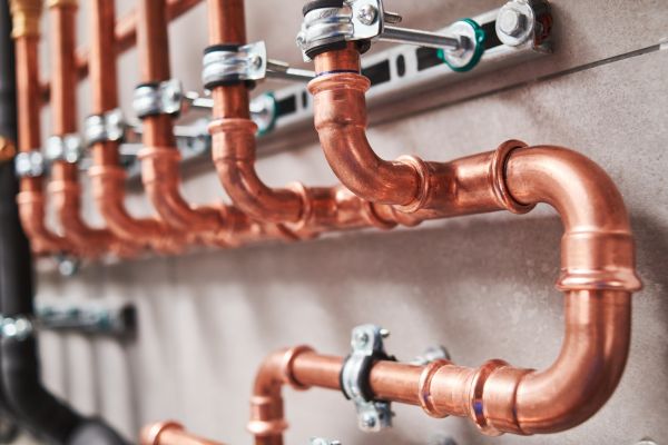 Copper Plumbing Installation in Orange