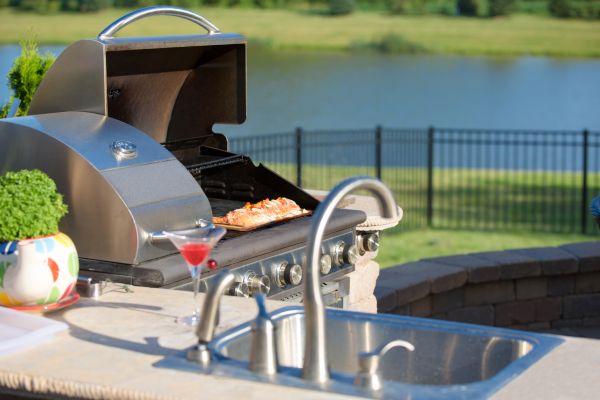 Outdoor Kitchen Plumbing in Orange