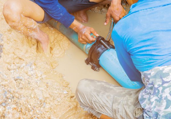 Cracked Plumbing Repair in Orange