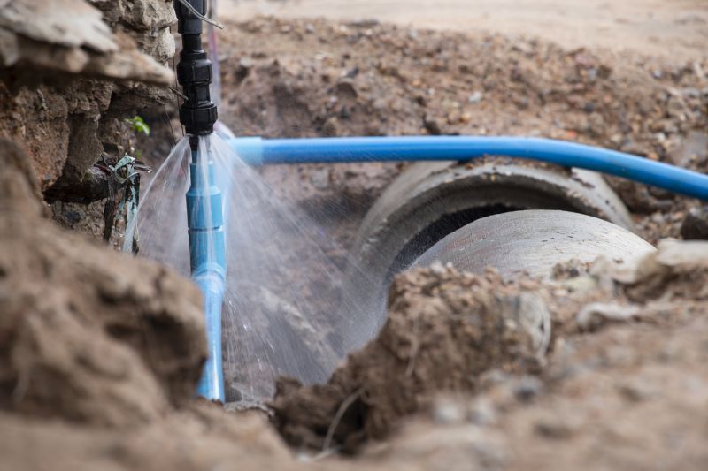 Burst Water Line Repair