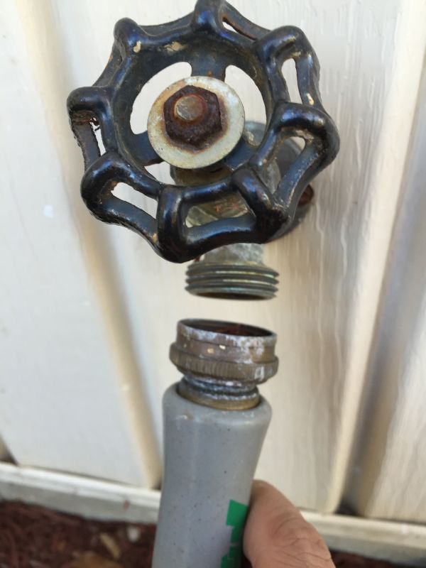 Outdoor Hydrant Installation