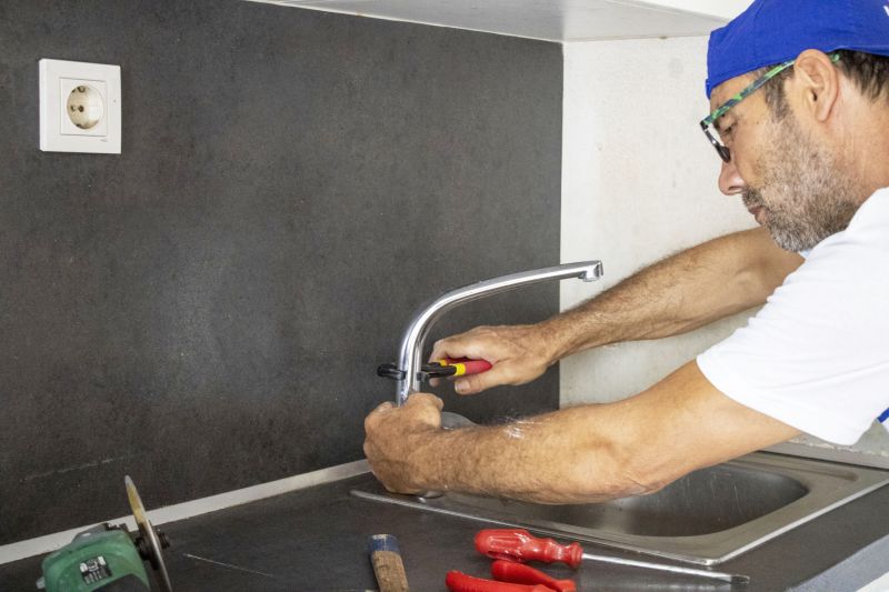 Replacing a kitchen faucet
