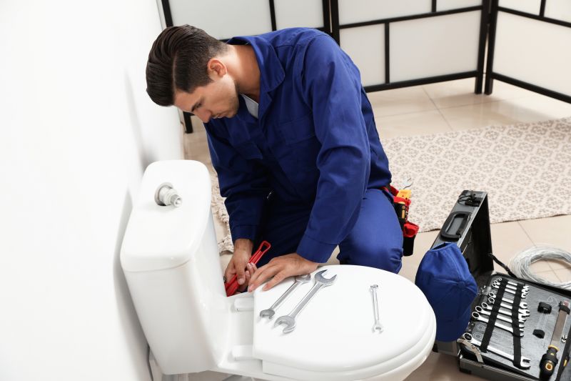 Installing a new toilet